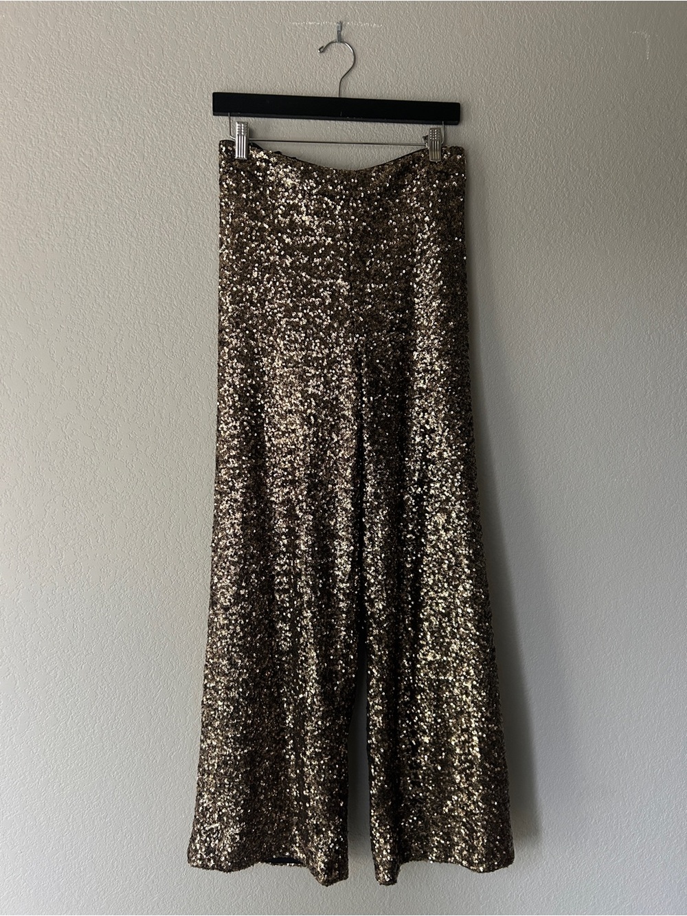 Banana Republic Gold Sequin Pants | Women’s Small | Glam